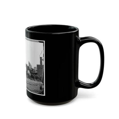 Washington, D.C. Field Relief Wagons And Workers Of U.S. Sanitary Commission (U.S. Civil War) Black Coffee Mug-Go Mug Yourself