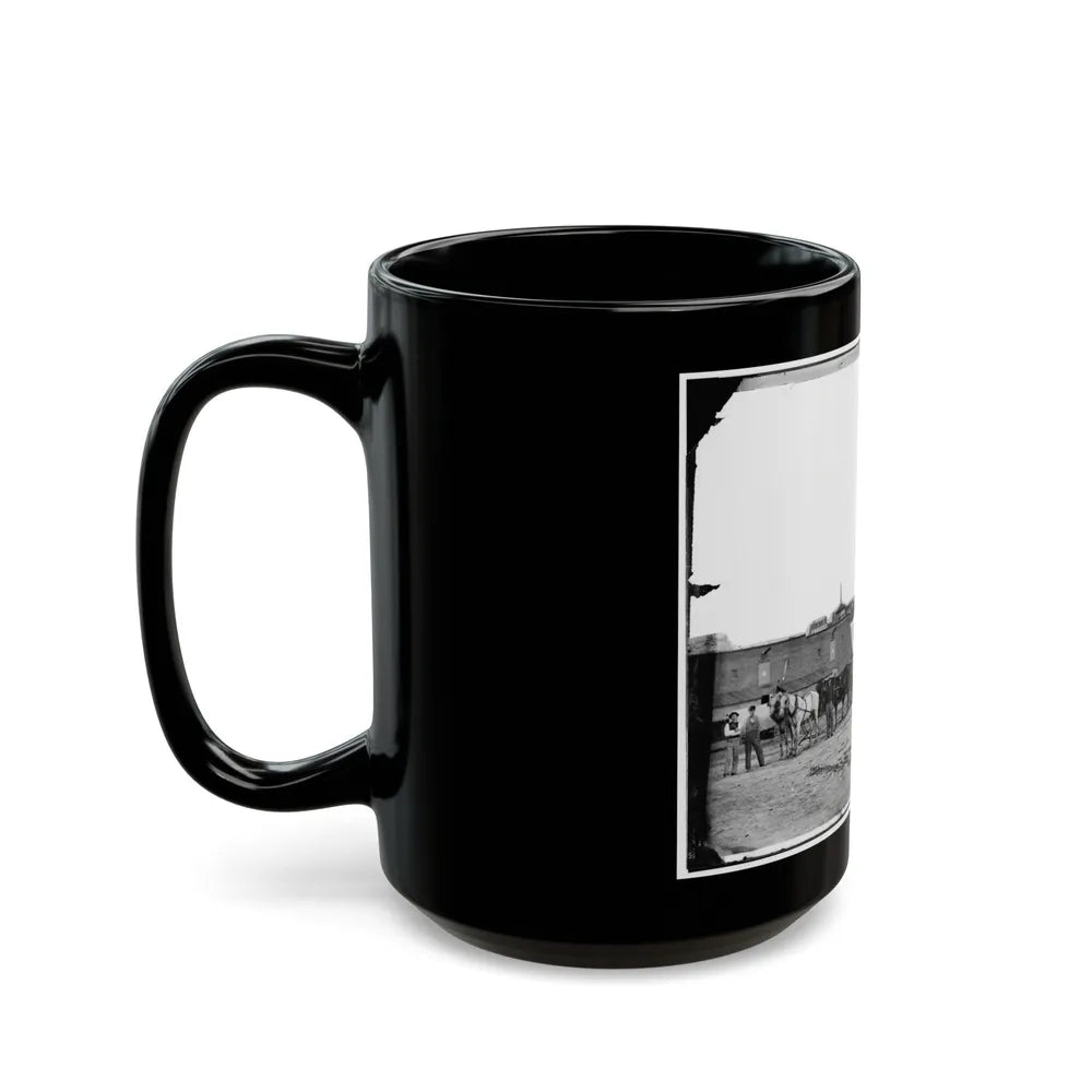Washington, D.C. Field Relief Wagons And Workers Of U.S. Sanitary Commission (U.S. Civil War) Black Coffee Mug-Go Mug Yourself