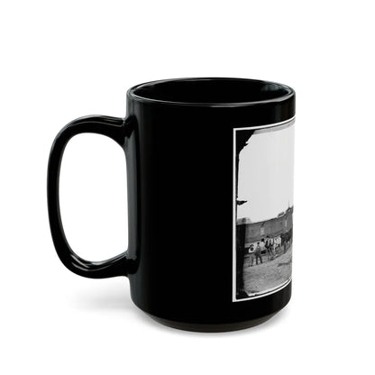 Washington, D.C. Field Relief Wagons And Workers Of U.S. Sanitary Commission (U.S. Civil War) Black Coffee Mug-Go Mug Yourself