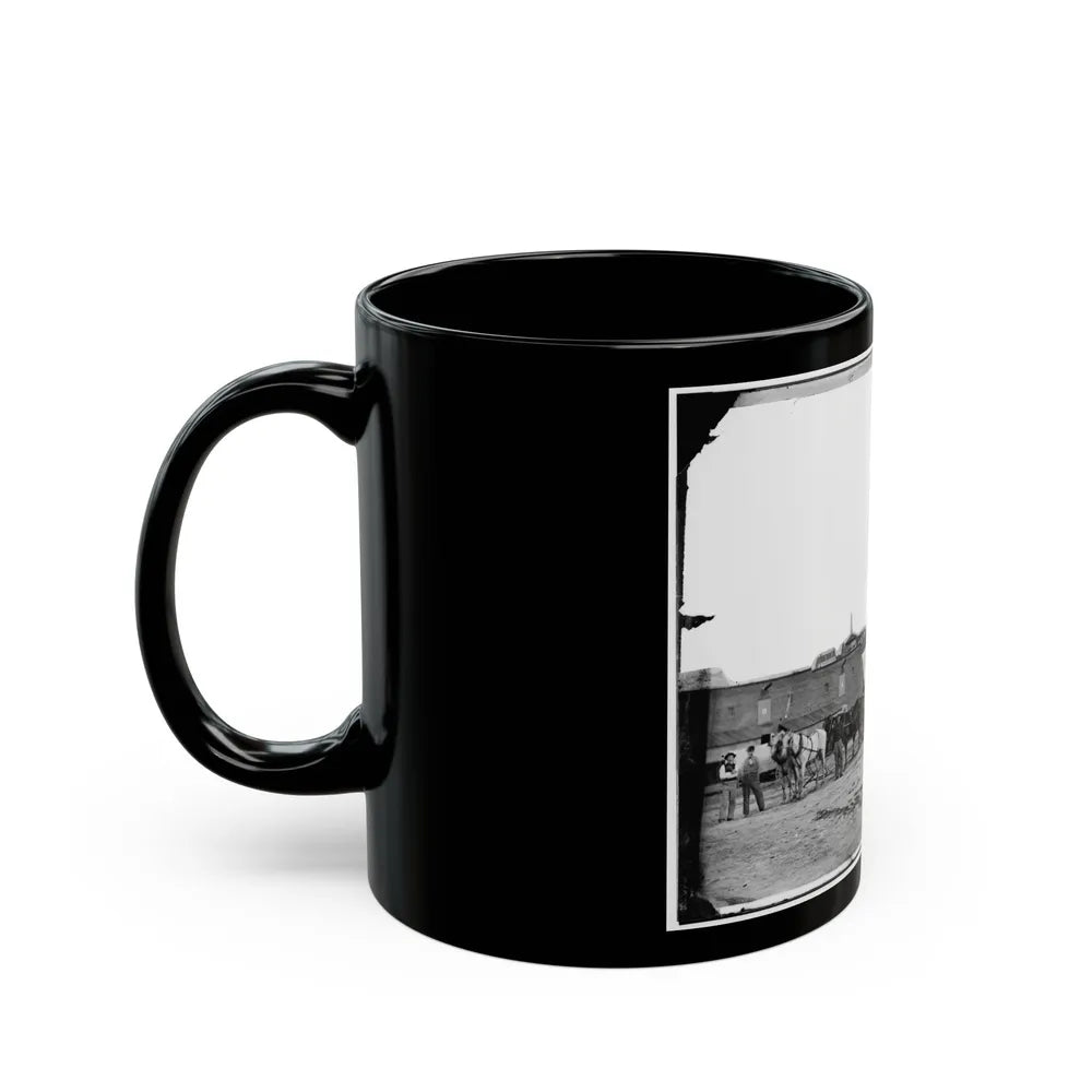 Washington, D.C. Field Relief Wagons And Workers Of U.S. Sanitary Commission (U.S. Civil War) Black Coffee Mug-Go Mug Yourself