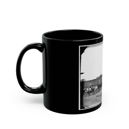 Washington, D.C. Field Relief Wagons And Workers Of U.S. Sanitary Commission (U.S. Civil War) Black Coffee Mug-Go Mug Yourself