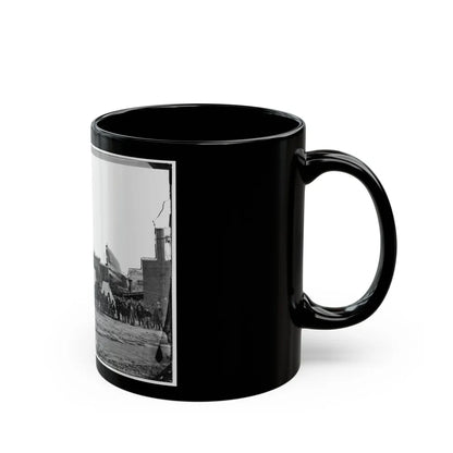 Washington, D.C. Field Relief Wagons And Workers Of U.S. Sanitary Commission (U.S. Civil War) Black Coffee Mug-Go Mug Yourself