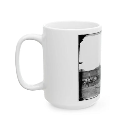 Washington, D.C. Field Relief Wagons And Workers Of U.S. Sanitary Commission (U.S. Civil War) White Coffee Mug-Go Mug Yourself