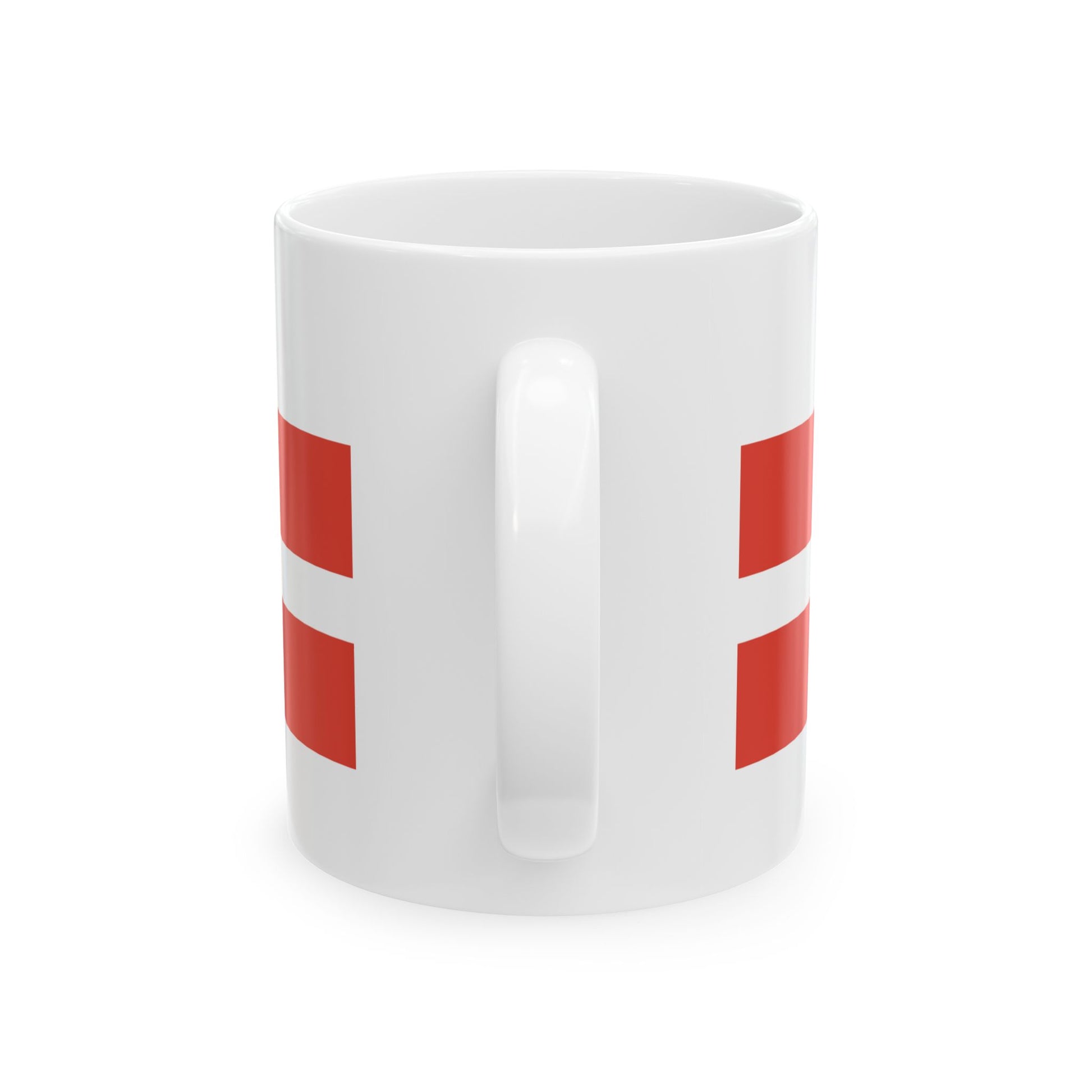 Washington D.C. Flag design Charles Dunn 1924 (United States) White Coffee Mug-Go Mug Yourself