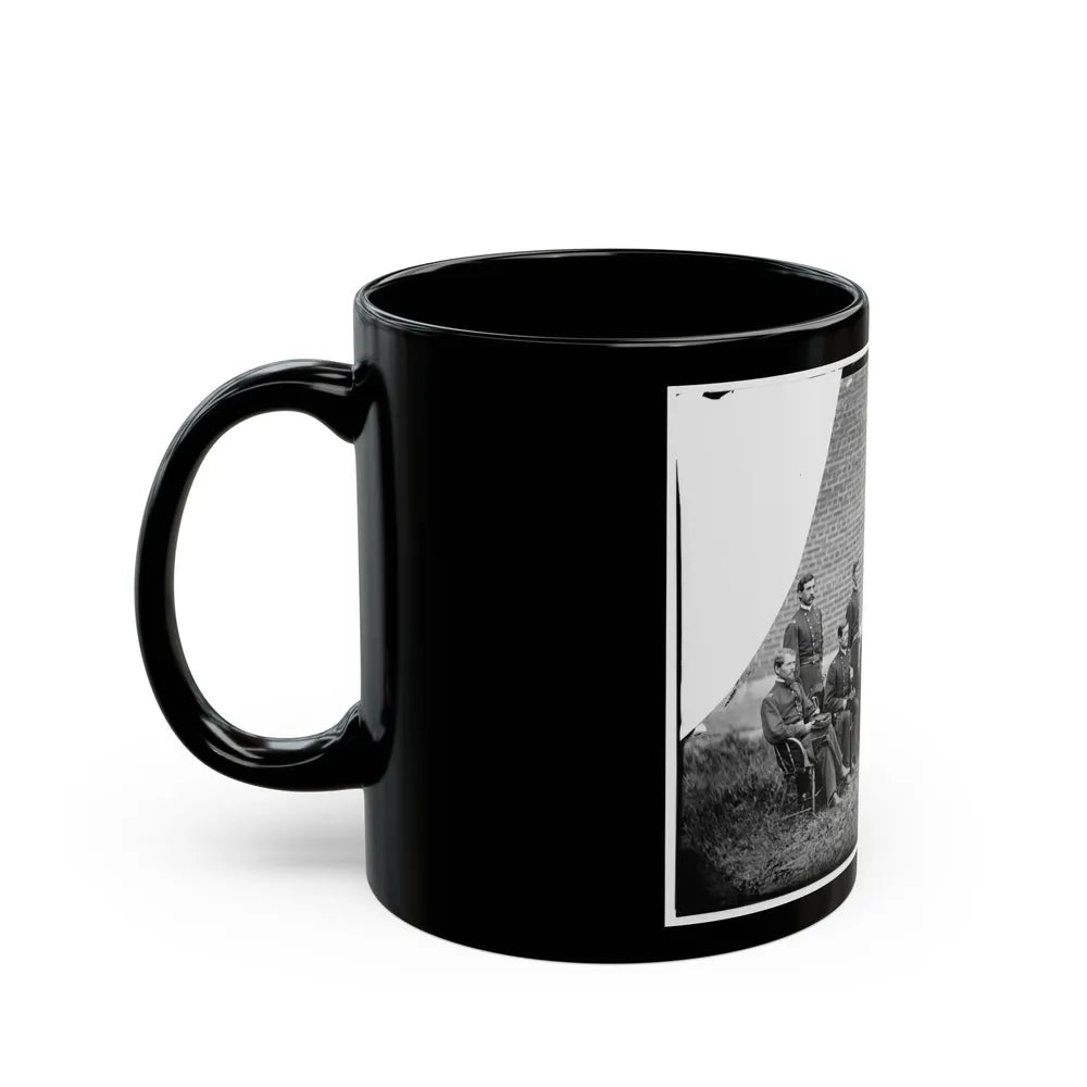 Washington, D.C. Gen. John F. Hartranft And Staff, Responsible For Securing The Conspirators At The Arsenal (U.S. Civil War) Black Coffee Mug-Go Mug Yourself