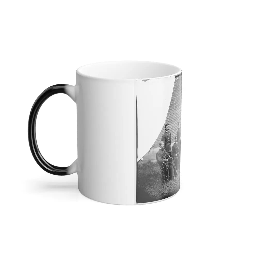 Washington, D.C. Gen. John F. Hartranft and Staff, Responsible for Securing the Conspirators at the Arsenal (U.S. Civil War) Color Changing Coffee Mug 11oz-Go Mug Yourself