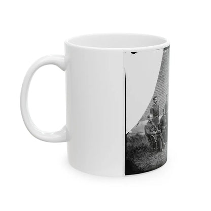 Washington, D.C. Gen. John F. Hartranft And Staff, Responsible For Securing The Conspirators At The Arsenal (U.S. Civil War) White Coffee Mug-Go Mug Yourself