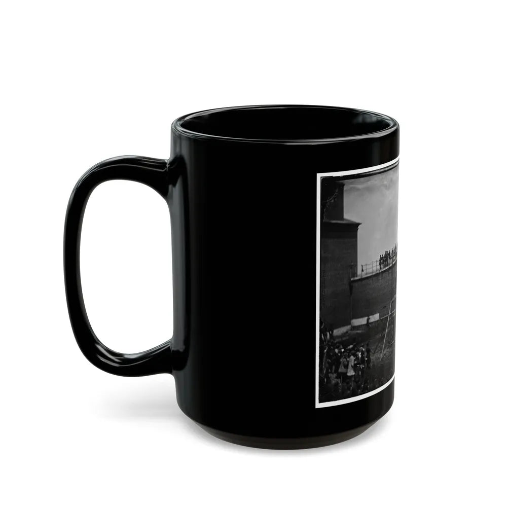 Washington, D.C. Gen. John F. Hartranft Reading The Death Warrant To The Conspirators On The Scaffold (U.S. Civil War) Black Coffee Mug-Go Mug Yourself