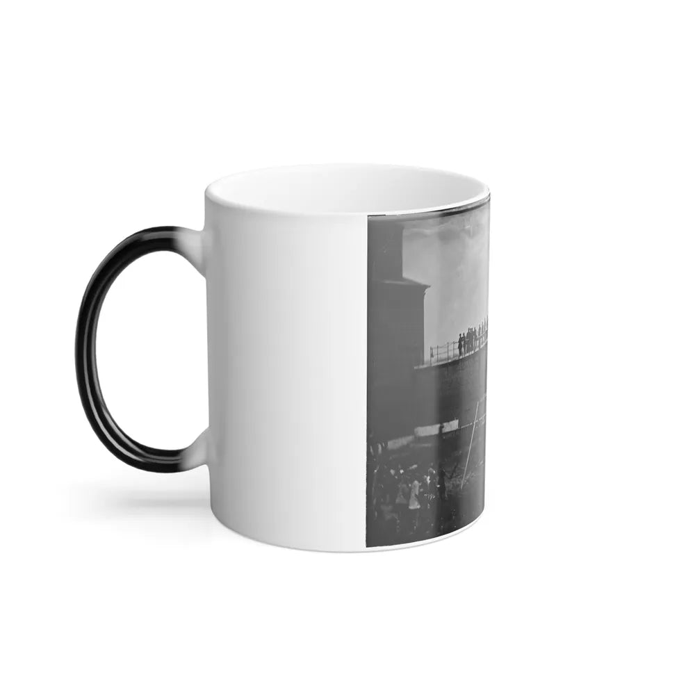 Washington, D.C. Gen. John F. Hartranft Reading the Death Warrant to the Conspirators on the Scaffold (U.S. Civil War) Color Changing Coffee Mug 11oz-Go Mug Yourself