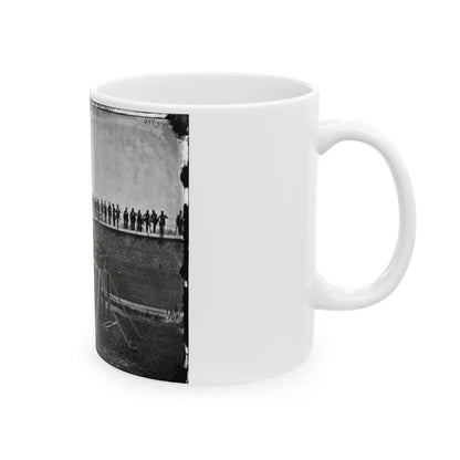 Washington, D.C. Gen. John F. Hartranft Reading The Death Warrant To The Conspirators On The Scaffold (U.S. Civil War) White Coffee Mug-Go Mug Yourself
