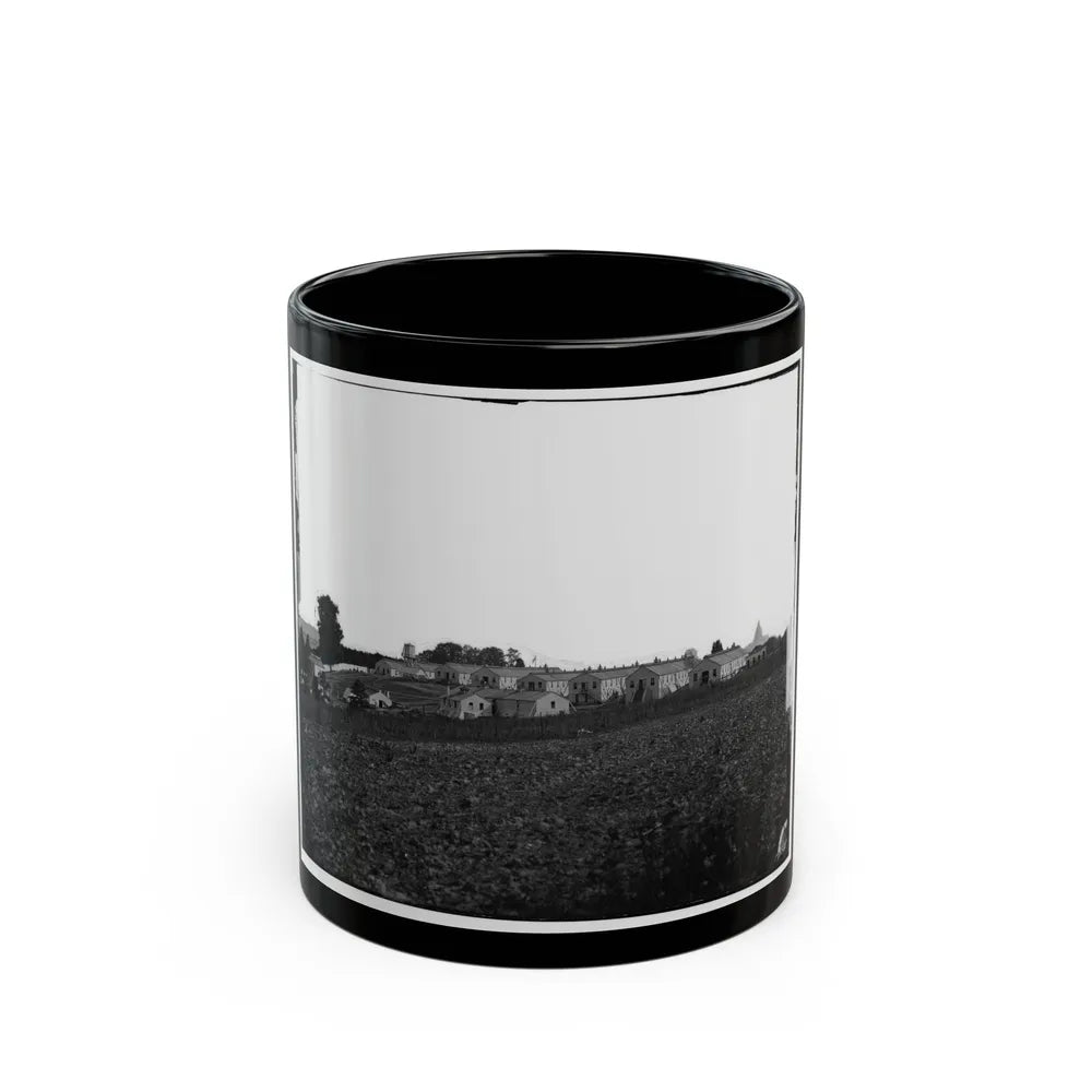 Washington, D.C. General View Of Harewood Hospital, On Farm Of W. W. Corcoran, 7th Street Road Near Soldiers' Home (U.S. Civil War) Black Coffee Mug-11oz-Go Mug Yourself