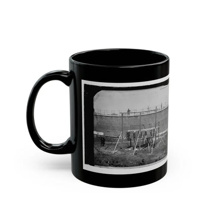 Washington, D.C. Hanging Bodies Of The Conspirators; Guards Only In Yard (U.S. Civil War) Black Coffee Mug-Go Mug Yourself