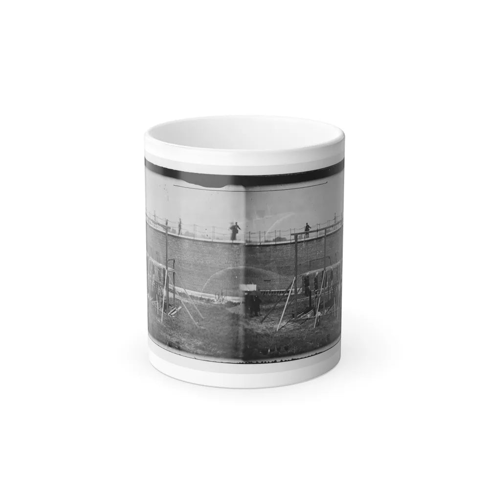 Washington, D.C. Hanging Bodies of the Conspirators; Guards Only in Yard (U.S. Civil War) Color Changing Coffee Mug 11oz-11oz-Go Mug Yourself