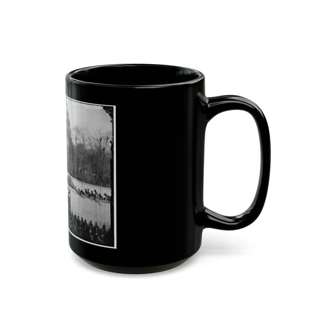 Washington, D.C. Hooded Body Of Captain Wirz Hanging From The Scaffold (U.S. Civil War) Black Coffee Mug-Go Mug Yourself