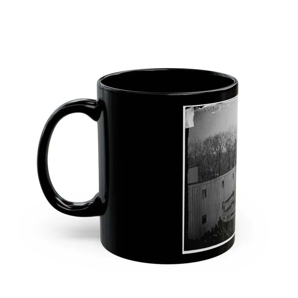 Washington, D.C. Hooded Body Of Captain Wirz Hanging From The Scaffold (U.S. Civil War) Black Coffee Mug-Go Mug Yourself