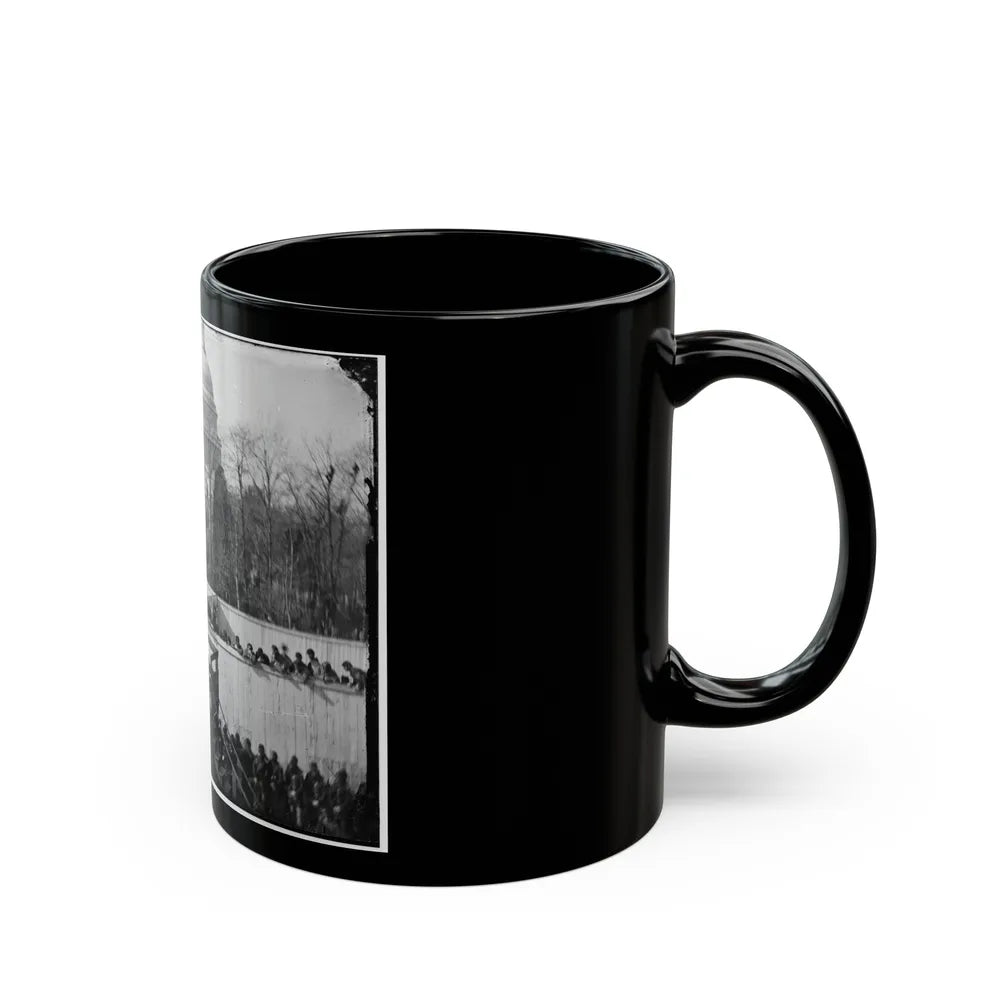 Washington, D.C. Hooded Body Of Captain Wirz Hanging From The Scaffold (U.S. Civil War) Black Coffee Mug-Go Mug Yourself