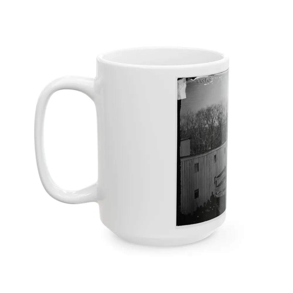 Washington, D.C. Hooded Body Of Captain Wirz Hanging From The Scaffold (U.S. Civil War) White Coffee Mug-Go Mug Yourself