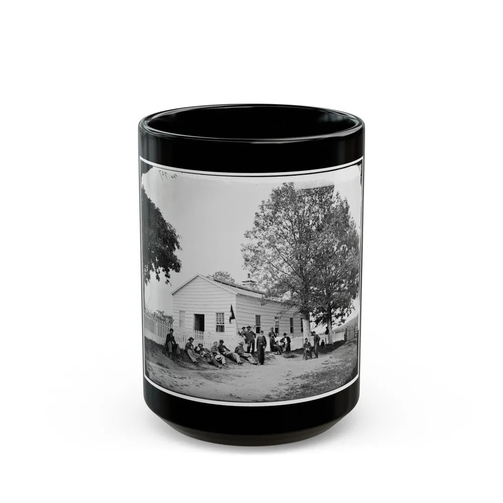 Washington, D.C. Hospitals, Signal Corps Camp Quarters Near Georgetown (U.S. Civil War) Black Coffee Mug-15oz-Go Mug Yourself