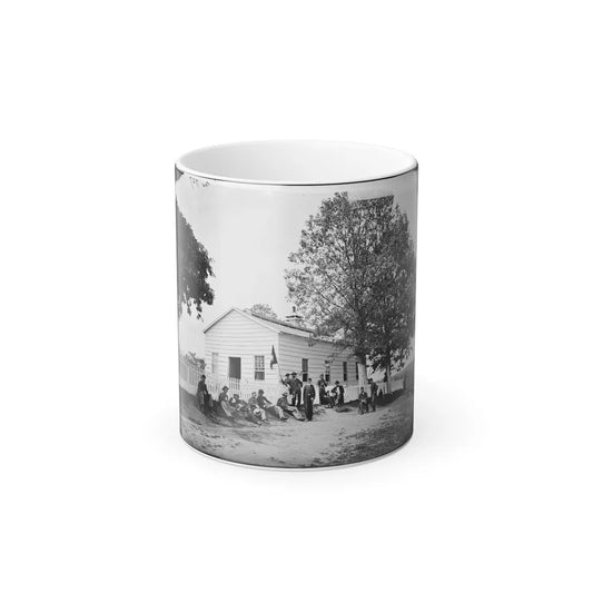 Washington, D.C. Hospitals, Signal Corps Camp Quarters Near Georgetown (U.S. Civil War) Color Changing Coffee Mug 11oz-11oz-Go Mug Yourself