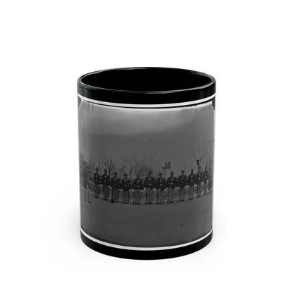 Washington, D.C. Noncommissioned Officers Of Company H, 10th Veteran Reserve Corps, At Washington Circle (U.S. Civil War) Black Coffee Mug-11oz-Go Mug Yourself