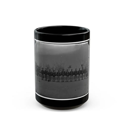 Washington, D.C. Noncommissioned Officers Of Company H, 10th Veteran Reserve Corps, At Washington Circle (U.S. Civil War) Black Coffee Mug-15oz-Go Mug Yourself