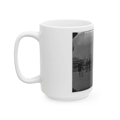 Washington, D.C. Noncommissioned Officers Of Company H, 10th Veteran Reserve Corps, At Washington Circle (U.S. Civil War) White Coffee Mug-Go Mug Yourself