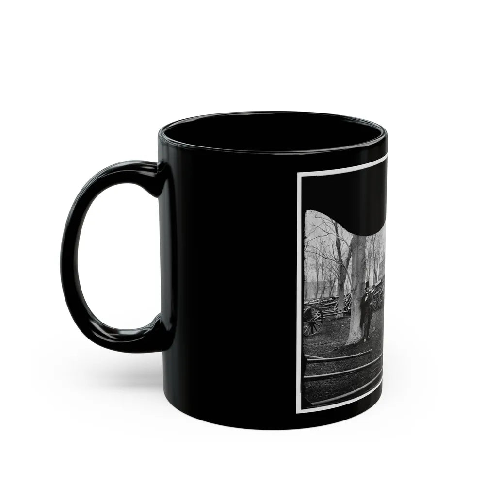 Washington, D.C. Park Of Wiard Guns At The Arsenal; Another View. H.L. Stuart Against Tree (U.S. Civil War) Black Coffee Mug-Go Mug Yourself