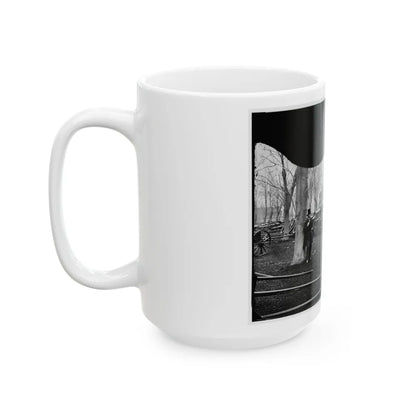 Washington, D.C. Park Of Wiard Guns At The Arsenal; Another View. H.L. Stuart Against Tree (U.S. Civil War) White Coffee Mug-Go Mug Yourself