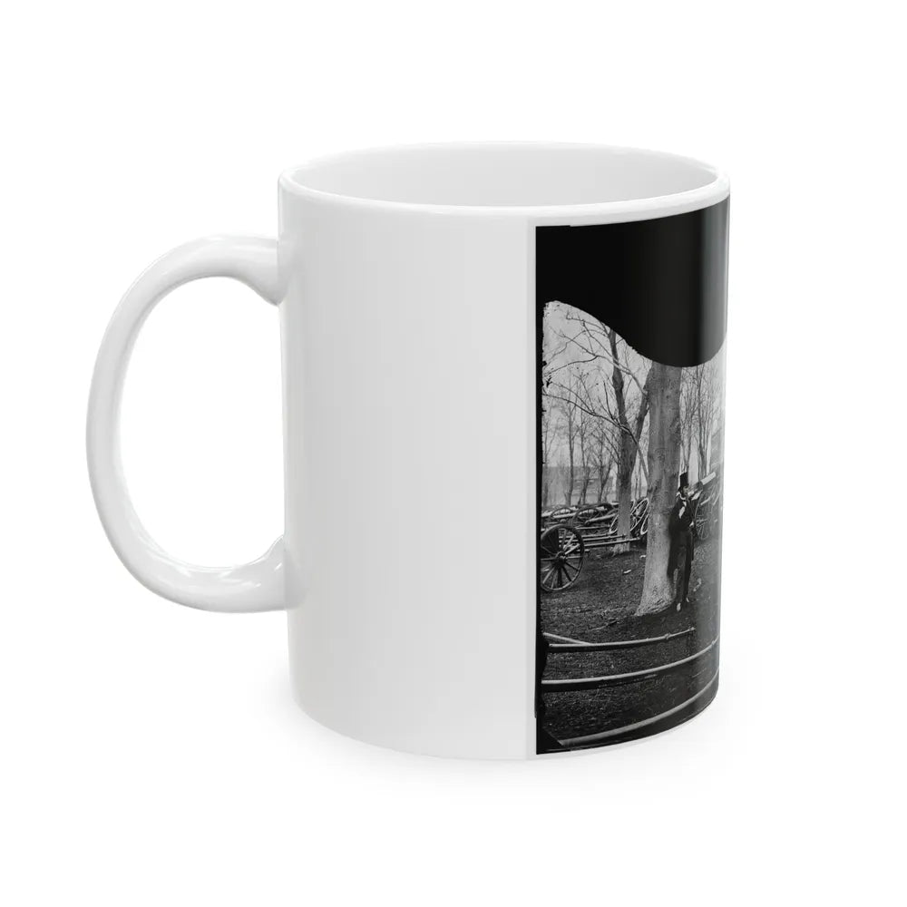 Washington, D.C. Park Of Wiard Guns At The Arsenal; Another View. H.L. Stuart Against Tree (U.S. Civil War) White Coffee Mug-Go Mug Yourself