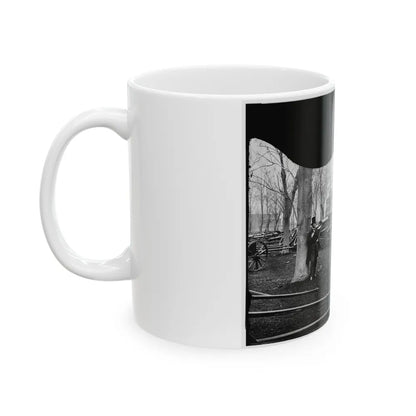 Washington, D.C. Park Of Wiard Guns At The Arsenal; Another View. H.L. Stuart Against Tree (U.S. Civil War) White Coffee Mug-Go Mug Yourself