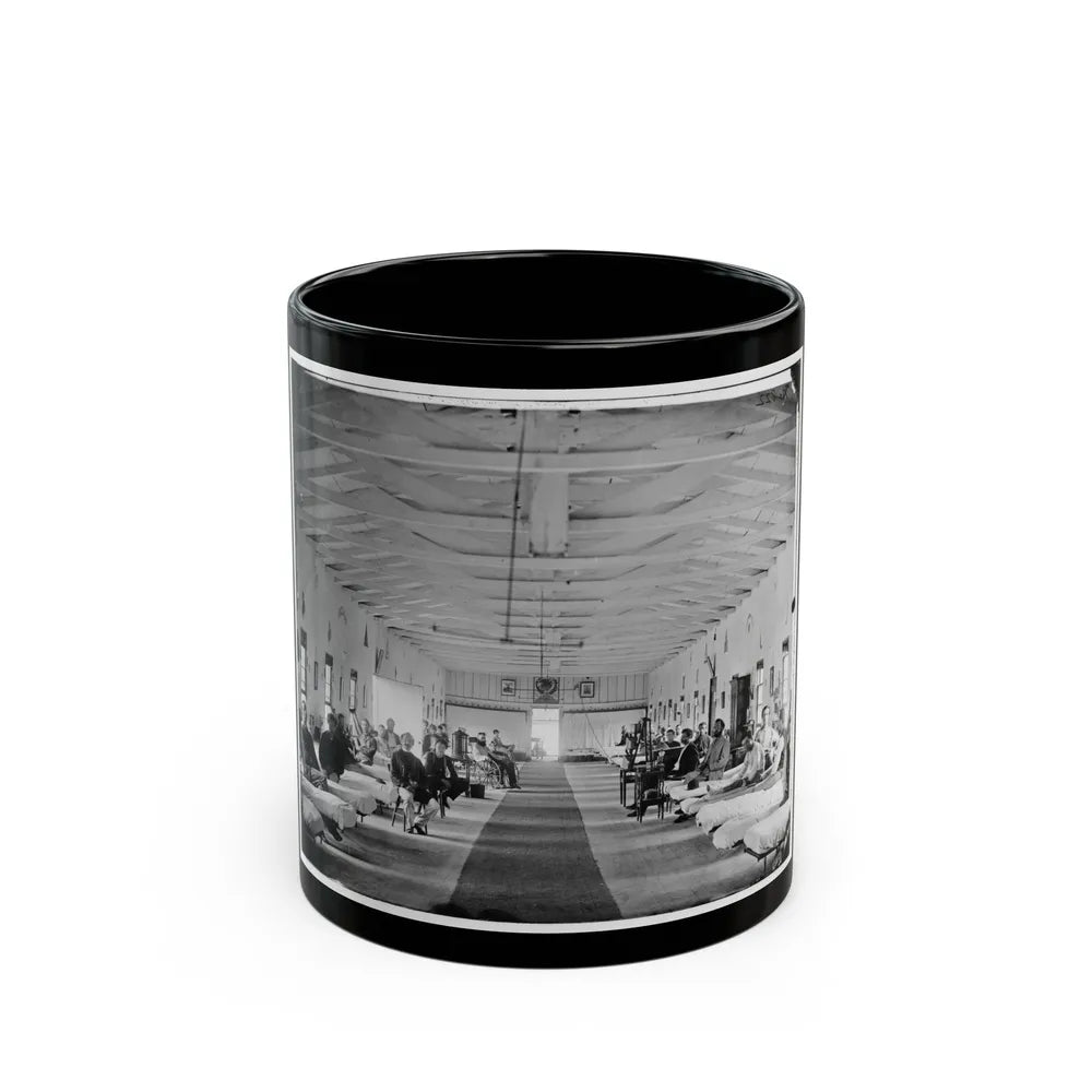 Washington, D.C. Patients In Ward K Of Armory Square Hospital (U.S. Civil War) Black Coffee Mug-11oz-Go Mug Yourself