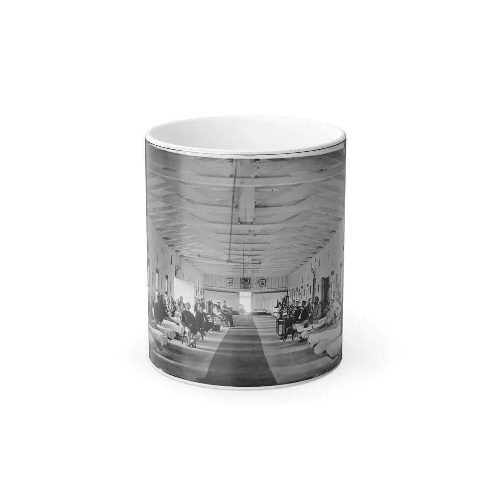 Washington, D.C. Patients in Ward K of Armory Square Hospital (U.S. Civil War) Color Changing Coffee Mug 11oz-11oz-Go Mug Yourself