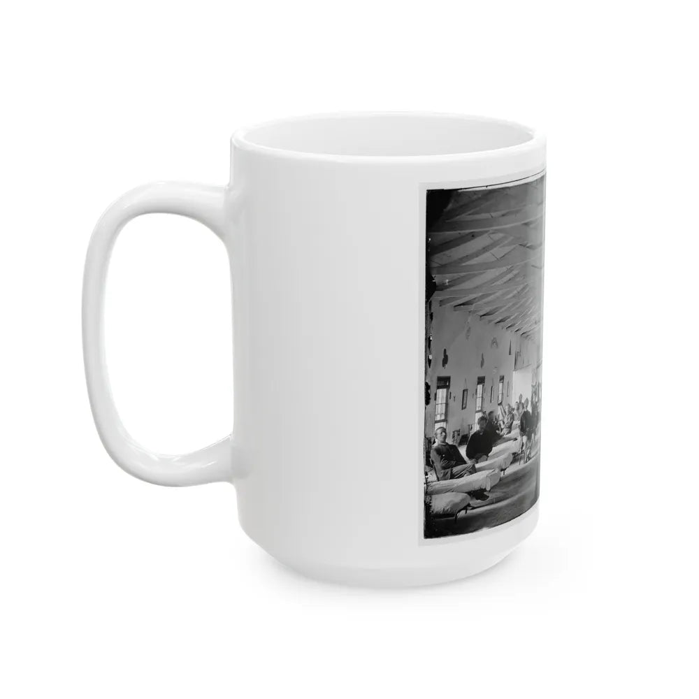 Washington, D.C. Patients In Ward K Of Armory Square Hospital (U.S. Civil War) White Coffee Mug-Go Mug Yourself