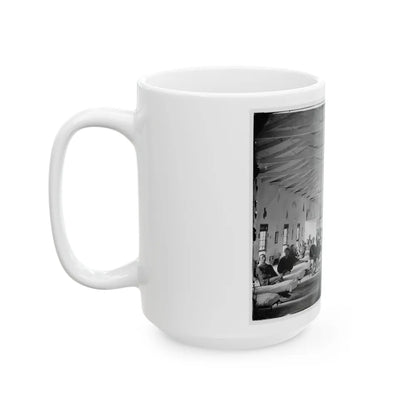 Washington, D.C. Patients In Ward K Of Armory Square Hospital (U.S. Civil War) White Coffee Mug-Go Mug Yourself