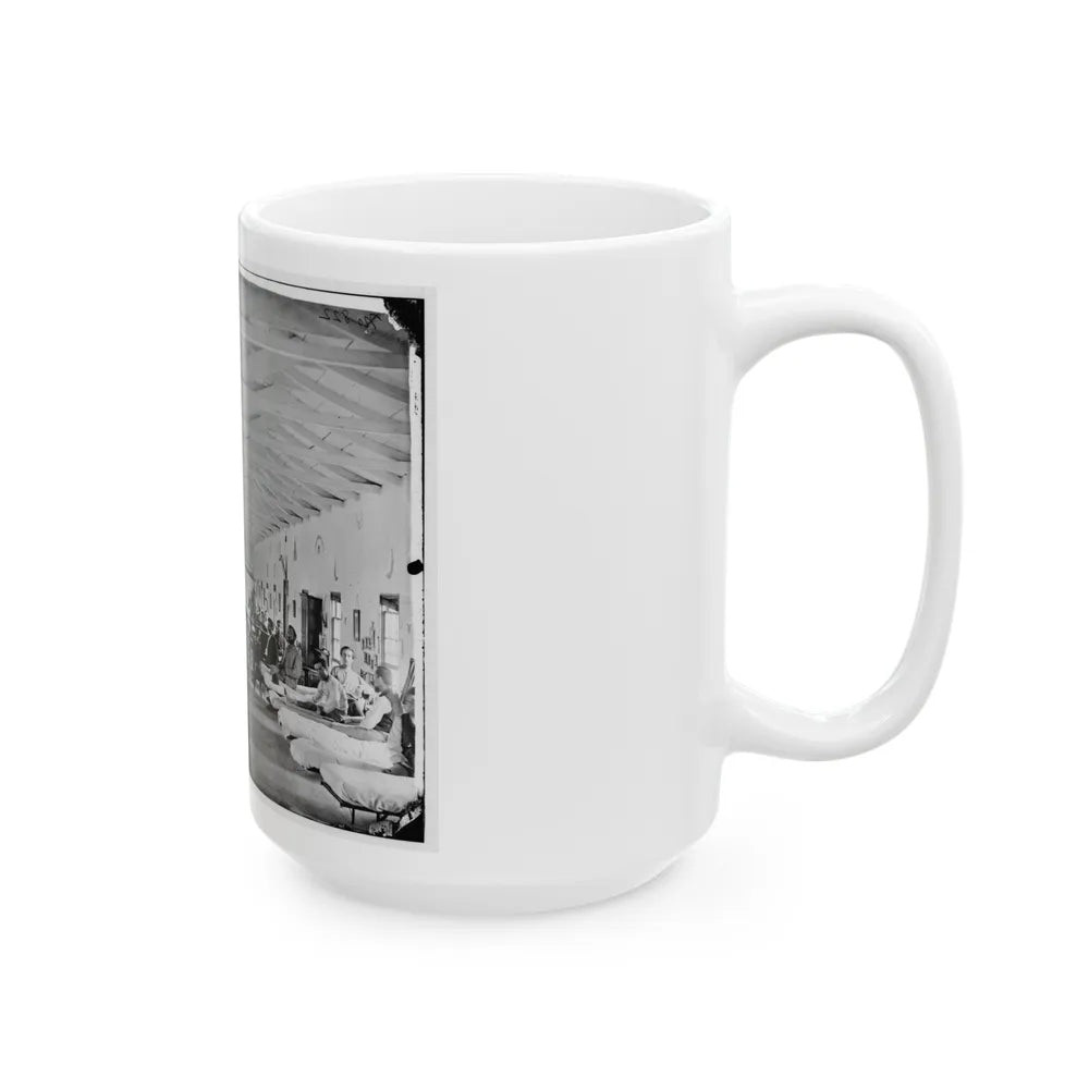 Washington, D.C. Patients In Ward K Of Armory Square Hospital (U.S. Civil War) White Coffee Mug-Go Mug Yourself