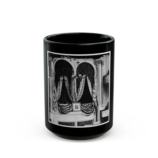 Washington, D.C. President Lincoln's Box At Ford's Theater(2) (U.S. Civil War) Black Coffee Mug-15oz-Go Mug Yourself