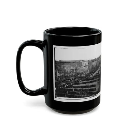 Washington, D.C. President Lincoln's Funeral Procession On Pennsylvania Avenue (U.S. Civil War) Black Coffee Mug-Go Mug Yourself