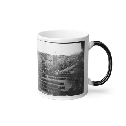 Washington, D.C. President Lincoln's Funeral Procession on Pennsylvania Avenue (U.S. Civil War) Color Changing Coffee Mug 11oz-Go Mug Yourself