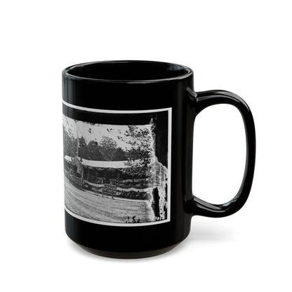 Washington, D.C. Presidential Reviewing Stand, With Guests And Guard (U.S. Civil War) Black Coffee Mug-Go Mug Yourself