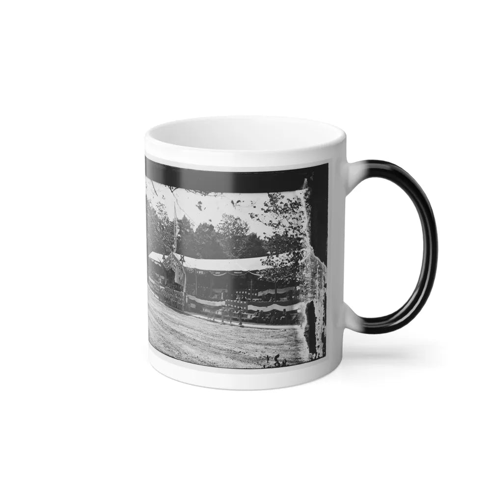 Washington, D.C. Presidential Reviewing Stand, With Guests and Guard (U.S. Civil War) Color Changing Coffee Mug 11oz-Go Mug Yourself