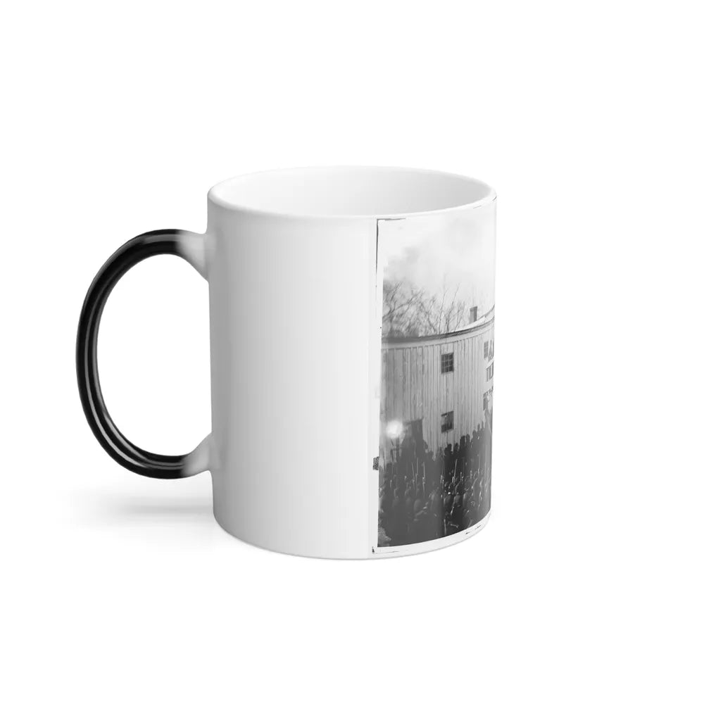 Washington, D.C. Reading the Death Warrant to Wirz on the Scaffold (U.S. Civil War) Color Changing Coffee Mug 11oz-Go Mug Yourself