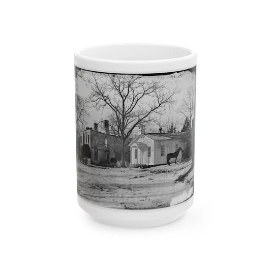 Washington, D.C. Ruins Of Kalorama Hospital, 23d And S Streets, Nw (U.S. Civil War) White Coffee Mug-15oz-Go Mug Yourself