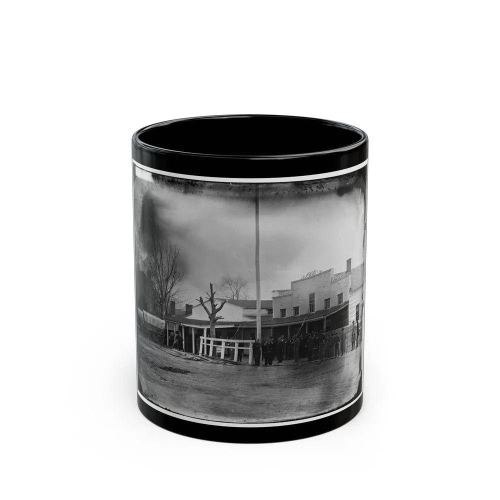 Washington, D.C. Staff, Buildings, And Wagons Of The Medical Department (U.S. Civil War) Black Coffee Mug-11oz-Go Mug Yourself