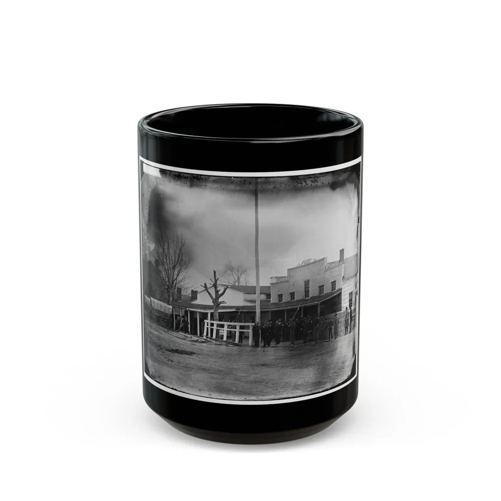 Washington, D.C. Staff, Buildings, And Wagons Of The Medical Department (U.S. Civil War) Black Coffee Mug-15oz-Go Mug Yourself