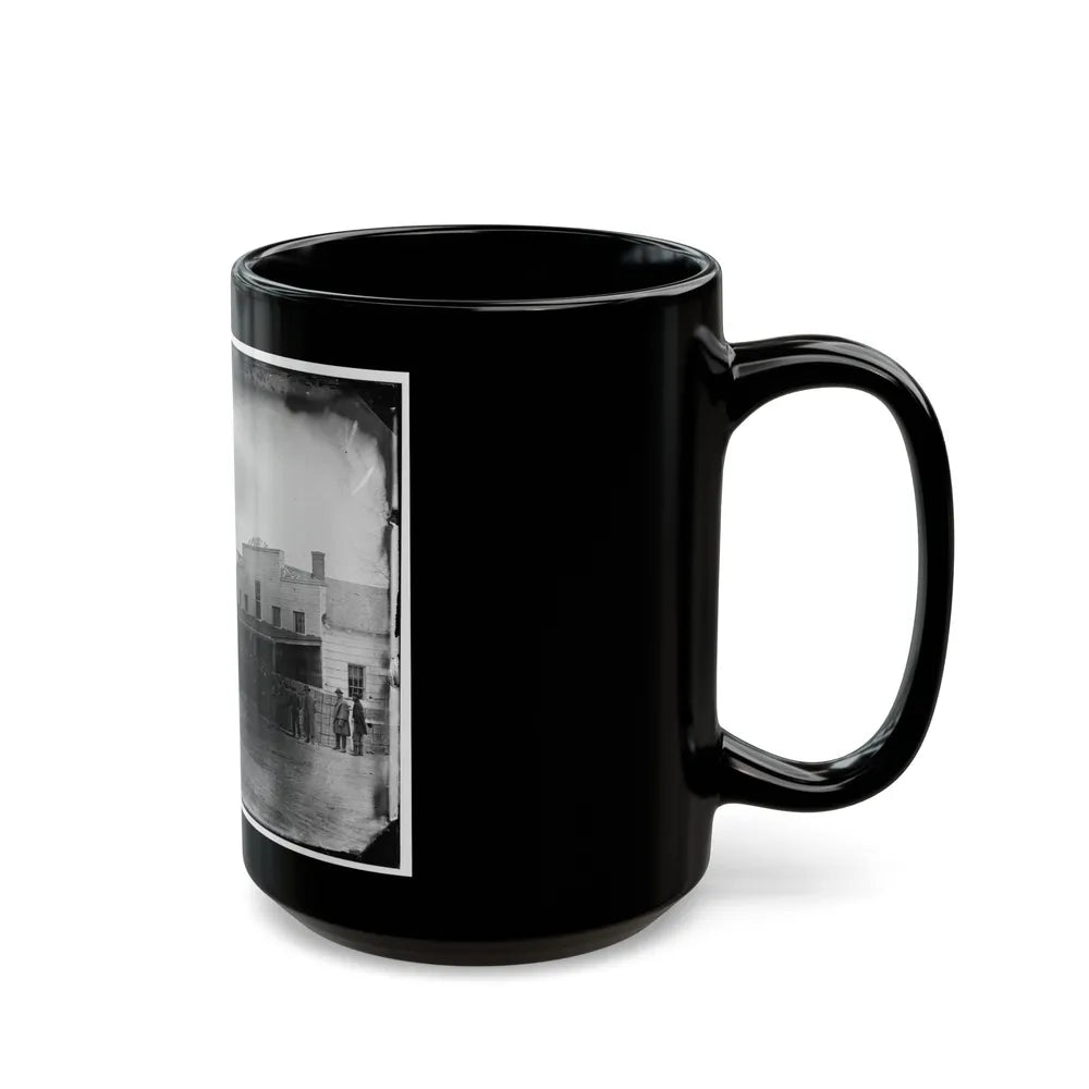 Washington, D.C. Staff, Buildings, And Wagons Of The Medical Department (U.S. Civil War) Black Coffee Mug-Go Mug Yourself