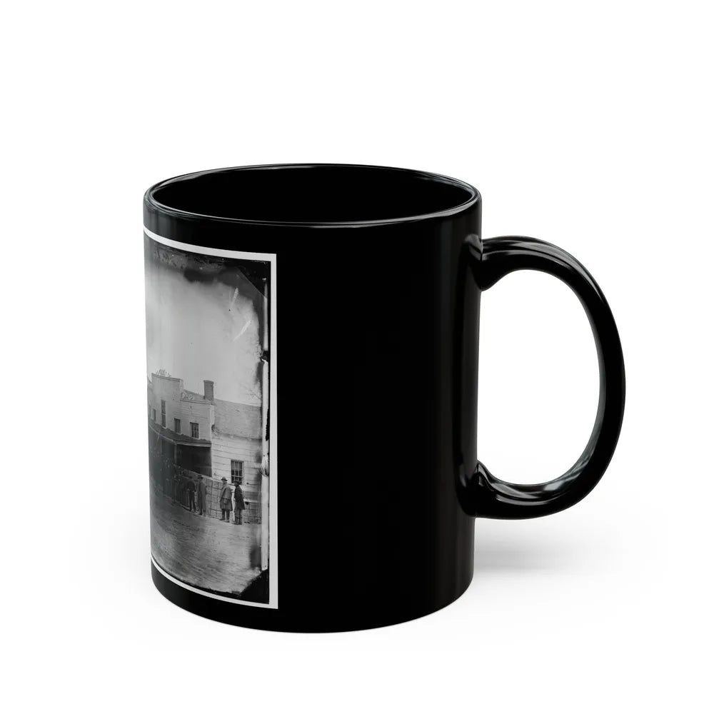 Washington, D.C. Staff, Buildings, And Wagons Of The Medical Department (U.S. Civil War) Black Coffee Mug-Go Mug Yourself