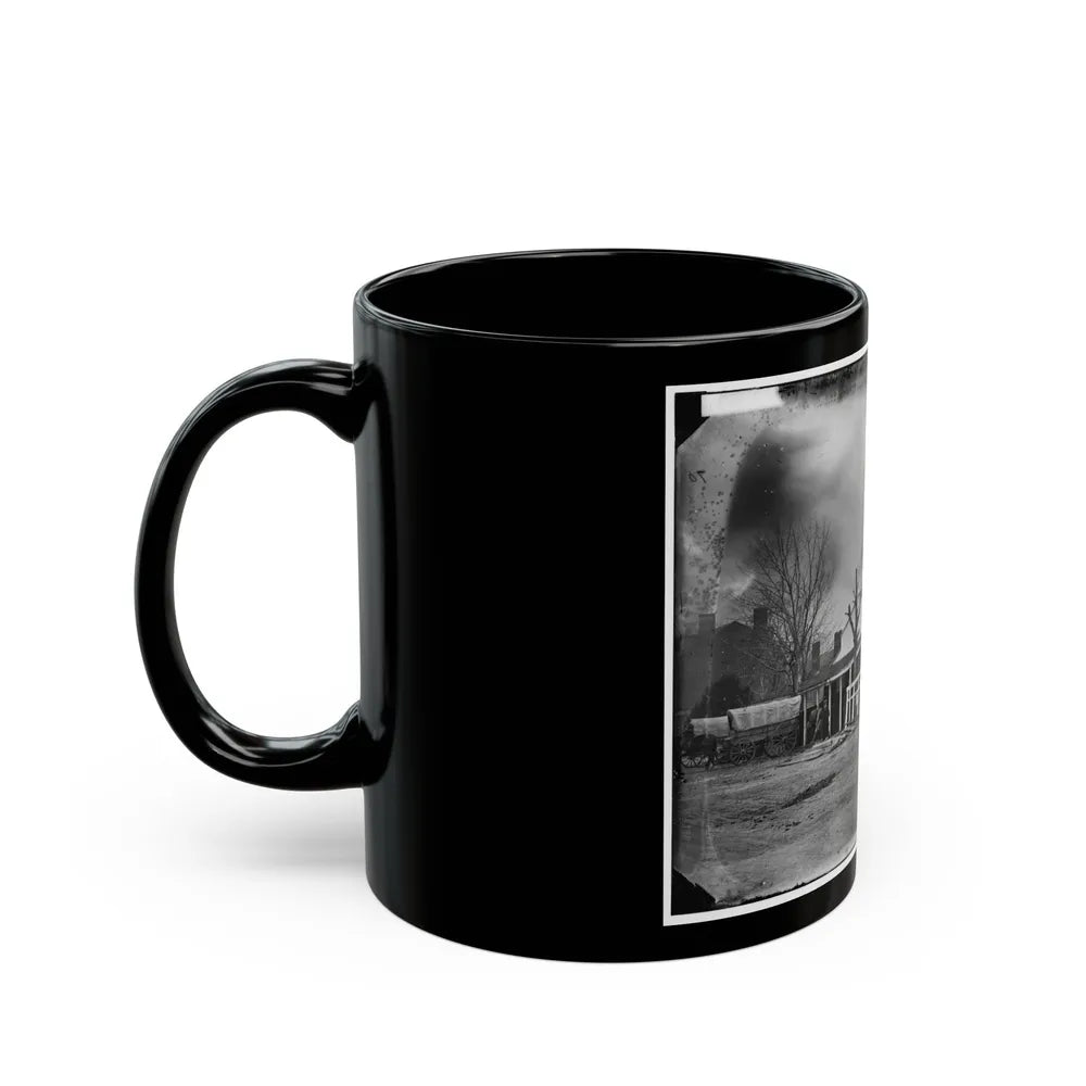 Washington, D.C. Staff, Buildings, And Wagons Of The Medical Department (U.S. Civil War) Black Coffee Mug-Go Mug Yourself