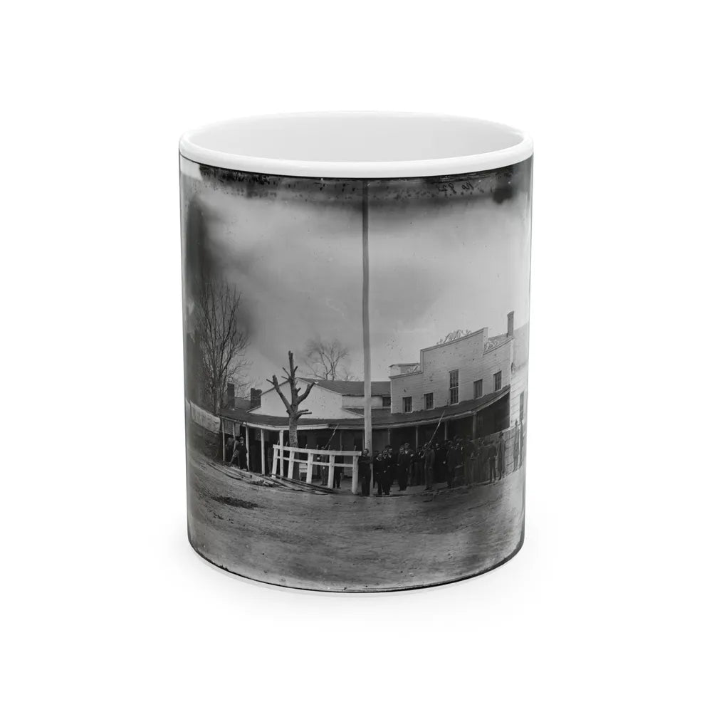 Washington, D.C. Staff, Buildings, And Wagons Of The Medical Department (U.S. Civil War) White Coffee Mug-11oz-Go Mug Yourself