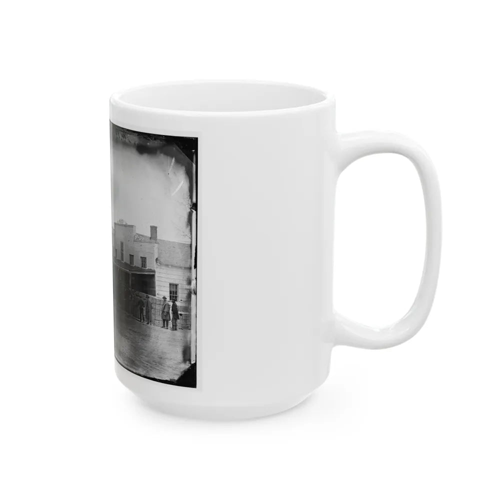 Washington, D.C. Staff, Buildings, And Wagons Of The Medical Department (U.S. Civil War) White Coffee Mug-Go Mug Yourself