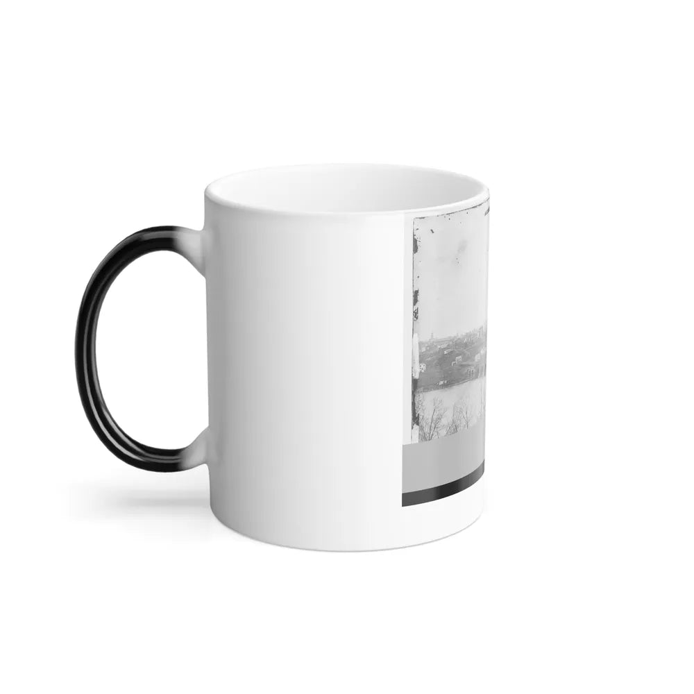 Washington, D.C. The Aqueduct Bridge and Georgetown From the Virginia Bank (U.S. Civil War) Color Changing Coffee Mug 11oz-Go Mug Yourself
